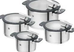 Gryder & Pander<Zwilling Simplify Grydesæt, 4-dele, Rustfrit stål