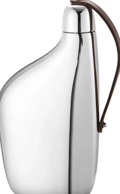 Karafler & Kander<Georg Jensen SKY HIP FLASK STAINLESS STEEL