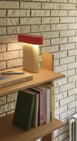 Bordlamper<Hübsch Sleek Table Lamp Green/red