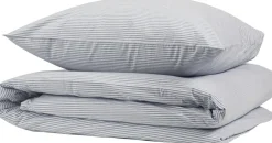 Sengetøj & Lagner<Magasin du Nord Collection Small stripe washed percale Navy/white