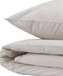 Sengetøj & Lagner<Magasin du Nord Collection Small stripe washed percale Beige