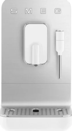 Kaffe & Te<SMEG BCC12WHMEU automatisk espressomaskine med mælkeskummere