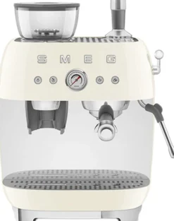 Kaffe & Te<SMEG EGF03RDEU manuel espressomaksine, rød