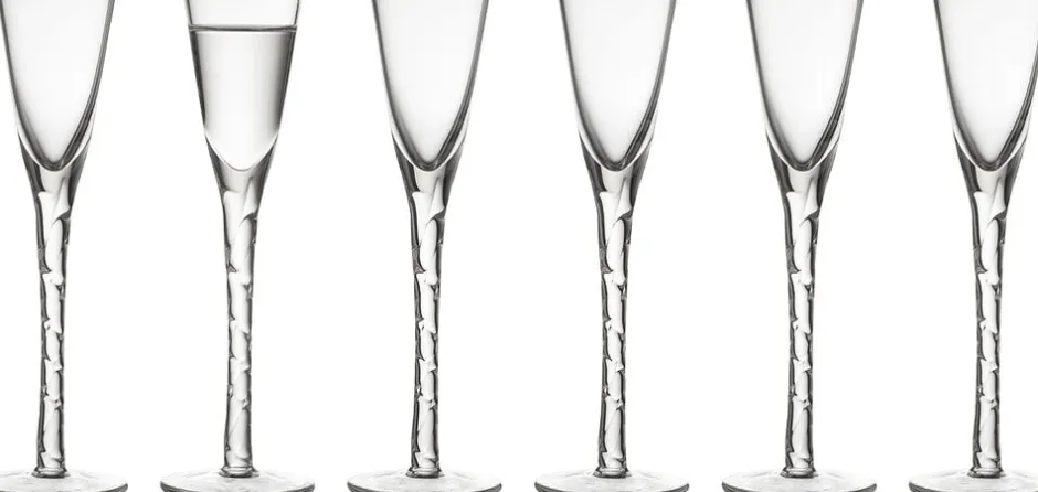Glas<Lyngby Glas Snapseglas Paris 2,5 cl 6 stk. Klar