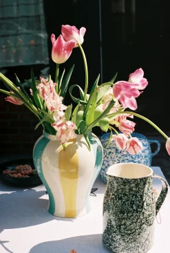 Vaser & Urtepotteskjulere<Hay Sobremesa Stripe Vase-Large-Green a