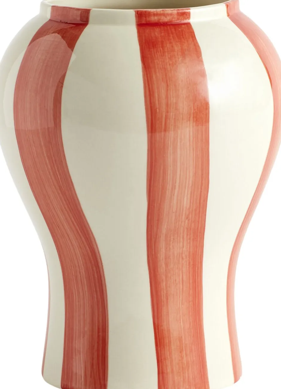 Vaser & Urtepotteskjulere<Hay Sobremesa Stripe Vase-Small-Red