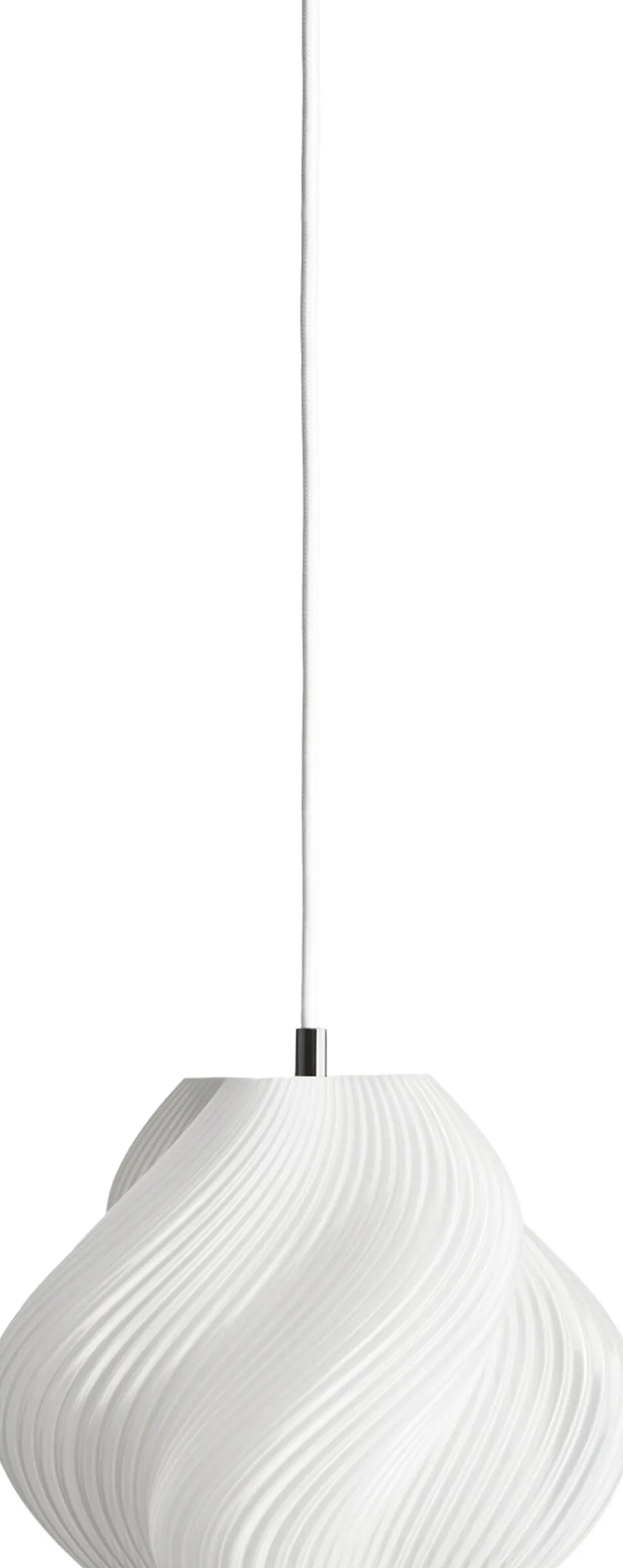 Pendler<Crème Atelier Soft serve pendant White/chrome