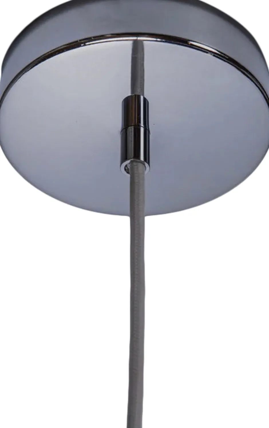 Pendler<Crème Atelier Soft serve pendant White/chrome