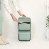 Skraldespande<Brabantia Sort & Go Stabelbar affaldsspand
