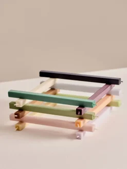 Lys & Lysestager<Hay Square Candle -Set of 4