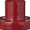 Lys & Lysestager<Ib Laursen Stage glas t/1,3 cm lys rød