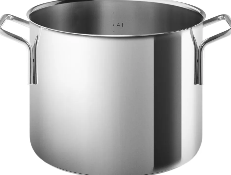 Gryder & Pander<Eva Trio Stainless Steel Grydesæt 4 stk. 1,8 l 3,6 l 4,8 l & pasta in