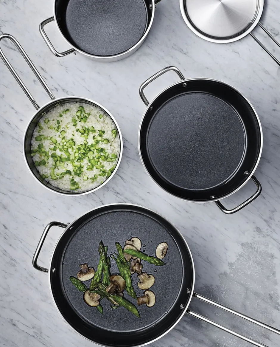 Gryder & Pander<Eva Trio Stainless Steel Kasserolle 1,8 l keramisk Slip-Let® belægnin