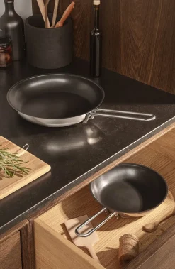 Gryder & Pander<Eva Trio Stainless Steel Stegepande 20 cm med Slip-Let® belægning