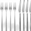 Bestik<Gense Steakbestik/grillbestik Fuga 12 dele Mat/Blankt stål