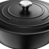 Gryder & Pander<Le Creuset Stegegryde i støbejern 32 cm Matte Black