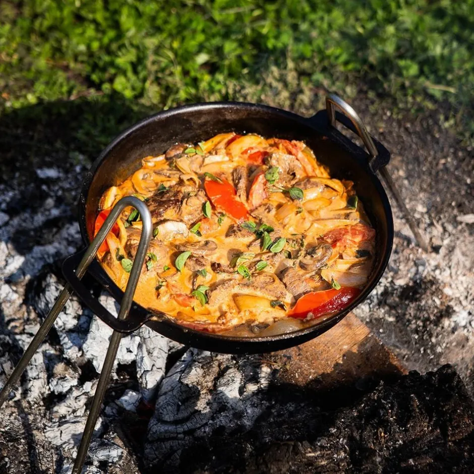 Gryder & Pander<Gastrotools Stegepande – Carbonstål – Dobbelthåndtag