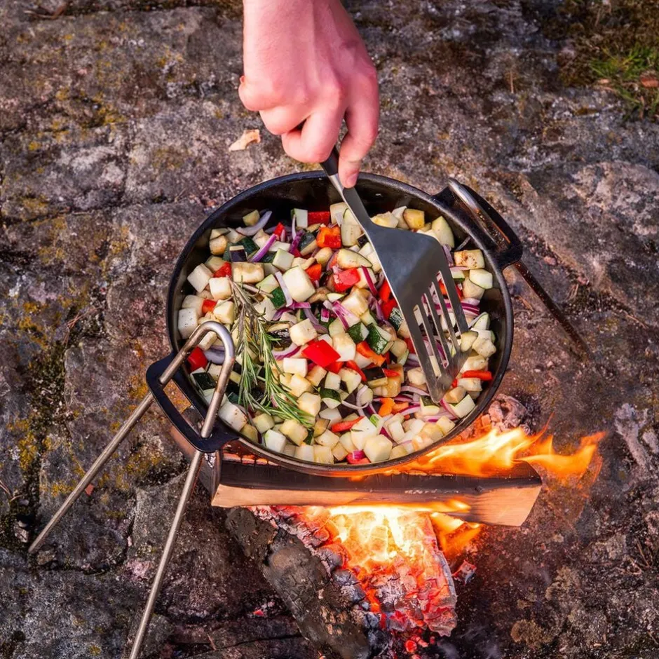 Gryder & Pander<Gastrotools Stegepande – Carbonstål – Dobbelthåndtag