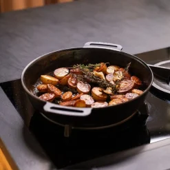 Gryder & Pander<Gastrotools Stegepande – Carbonstål – Dobbelthåndtag