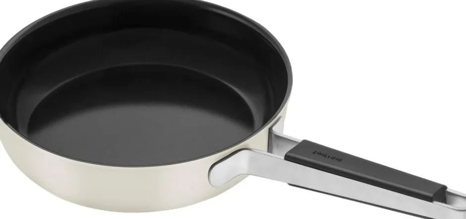 Gryder & Pander<Zwilling Stegepande, 24 cm, 18/10 rustfrit stål, Keramisk belægning