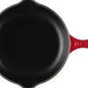 Gryder & Pander<Le Creuset Stegepande i støbejern 23cm Cerise