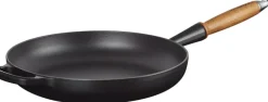 Gryder & Pander<Le Creuset Stegepande m/træht 28cm Matte Black