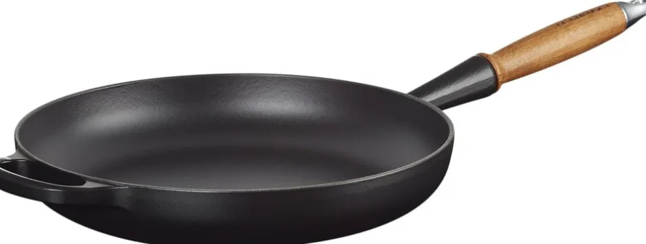 Gryder & Pander<Le Creuset Stegepande m/træht 28cm Matte Black