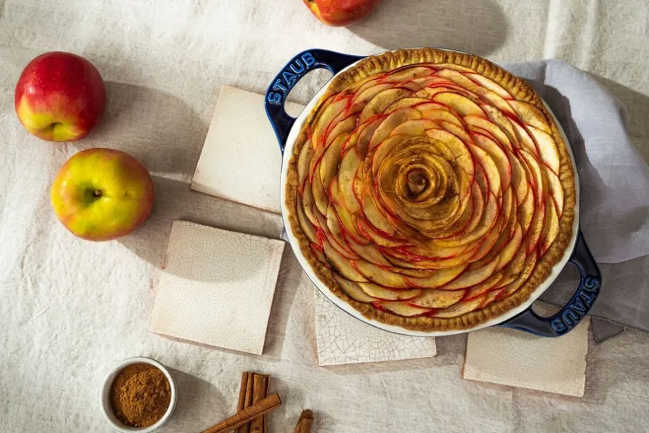 Bageartikler<Staub Stentøj Tærtefad 24 cm, Keramisk