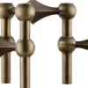 Lys & Lysestager<STOFF Nagel candle holder/stage set with 3 pcs - bronzed bra