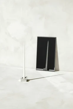 Lys & Lysestager<STOFF Nagel reflect candle holder, small - chrome/krom