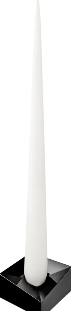 Lys & Lysestager<STOFF Nagel reflect candle holder, large - black chrome/sort