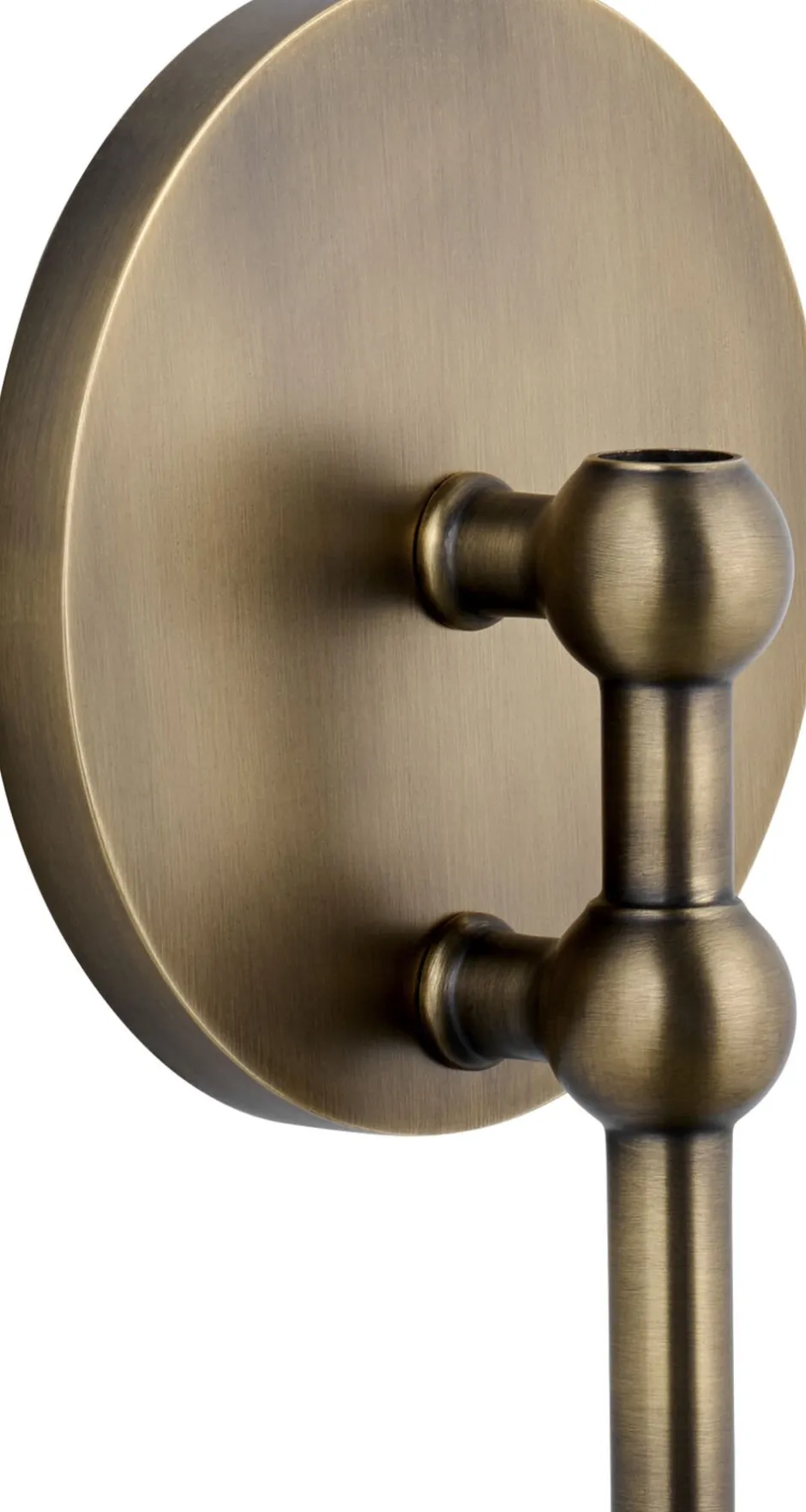 Lys & Lysestager<STOFF Nagel wall hanger - bronzed brass/bruneret messing
