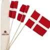 Figurer & Skulpturer<Langkilde & Søn Stofflag på pind 3 stk hurraflag