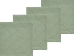 Tekstiler Til Borddækning<Södahl Stofservietter Tiles Hedge green 4 stk.