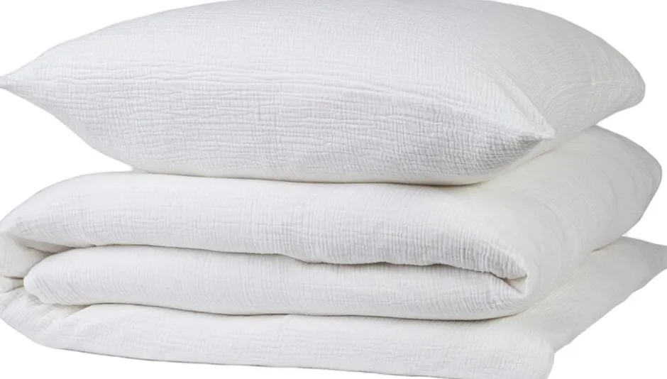 Sengetøj & Lagner<Magasin du Nord Collection Stonewashed muslin sengesæt White