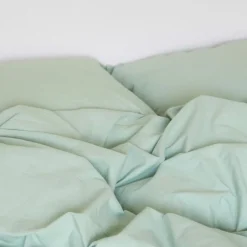 Sengetøj & Lagner<Sekan Stonewashed percale sengesæt Gr&oslash;n