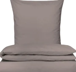 Sengetøj & Lagner<Sekan Stonewashed satin sengesæt Brun