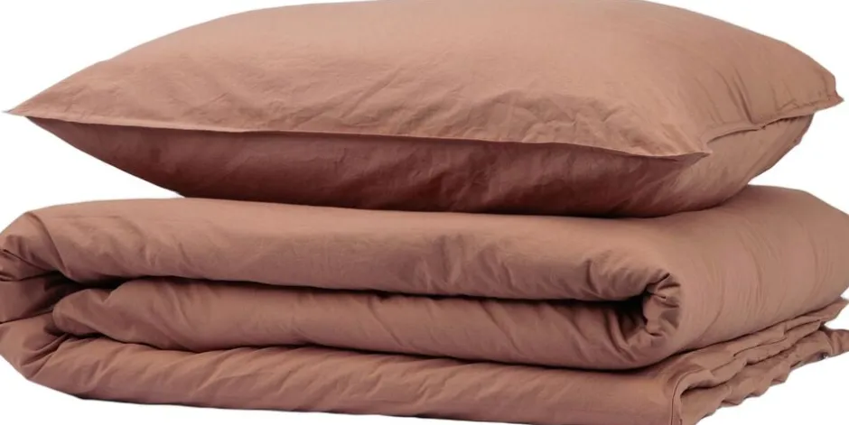 Sengetøj & Lagner<Magasin du Nord Collection Stonewashed sengesæt Mocha mousse