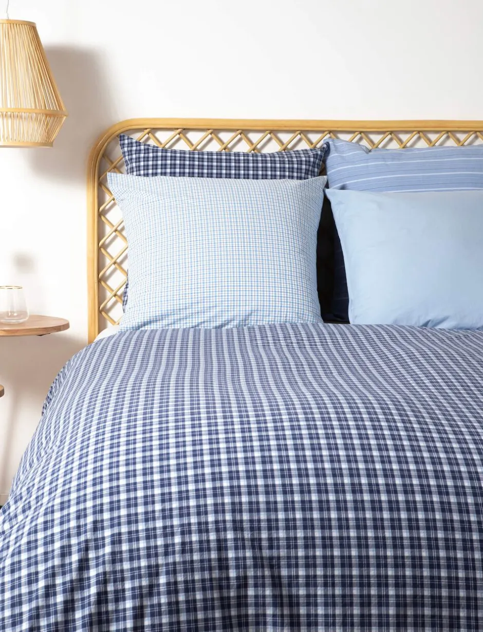 Sengetøj & Lagner<Magasin du Nord Collection Stonewashed sengesæt Navy/white