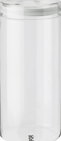 Opbevaring<RIG TIG STORE-IT opbevaringsglas 1,5 l, light grey