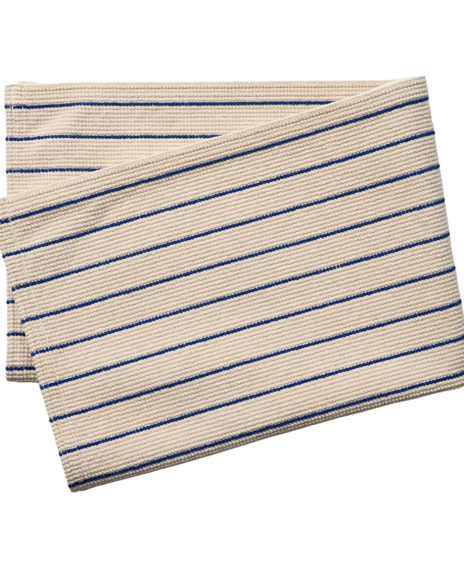 Bademåtter<Magasin du Nord Collection Stripe bathmat 60x90cm surf the web/ecru