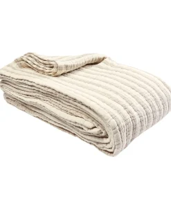 Sengetæpper<Magasin du Nord Collection Stripe throw Beige