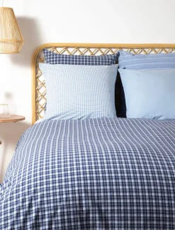 Sengetøj & Lagner<Magasin du Nord Collection Stripe washed percale Blue/white