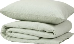 Sengetøj & Lagner<Magasin du Nord Collection Stripe washed sængesæt Green/white