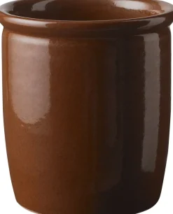 Opbevaring<Knabstrup Keramik Syltekrukke, brun, 1 l Terracotta