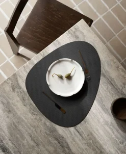 Tekstiler Til Borddækning<LIND DNA Table Mat Curve L Corduroy Sort