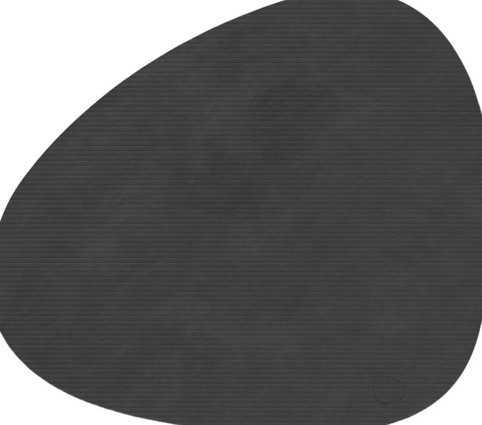 Tekstiler Til Borddækning<LIND DNA Table Mat Curve L Corduroy Sort
