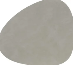Tekstiler Til Borddækning<LIND DNA TABLE MAT CURVE L (37x44cm) NUPO light grey