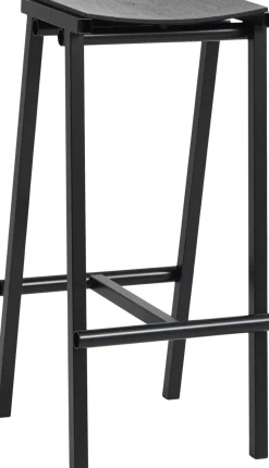 Møbler<Hay Taburete 8 Bar stool High Black pow