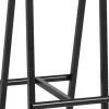Møbler<Hay Taburete 8 Bar stool Low Black powd
